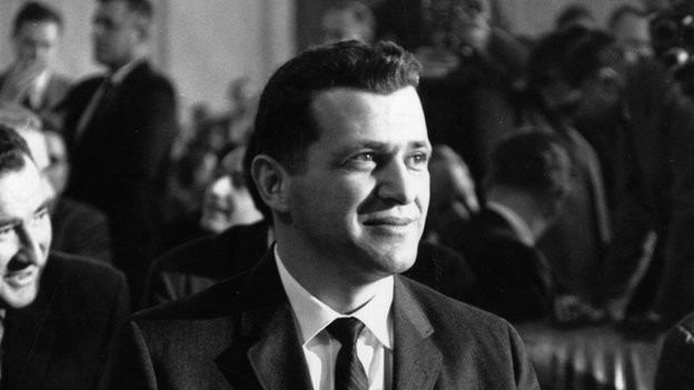 Francis Gary Powers at a Senate Committee hearing