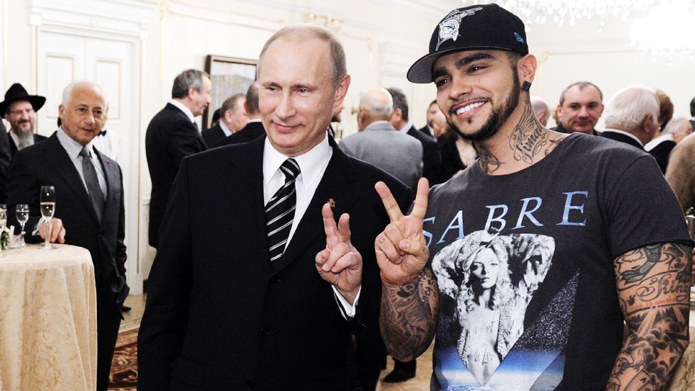 Vladimir Putin i Timati, marta 2012. godine