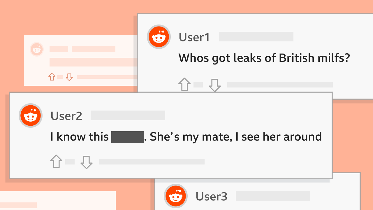Graphic showing a sample of comments from the Reddit forum