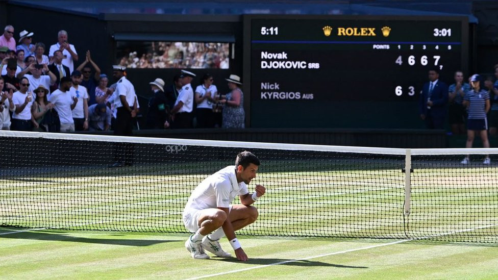 Novak Đoković posle finala Vimbldona