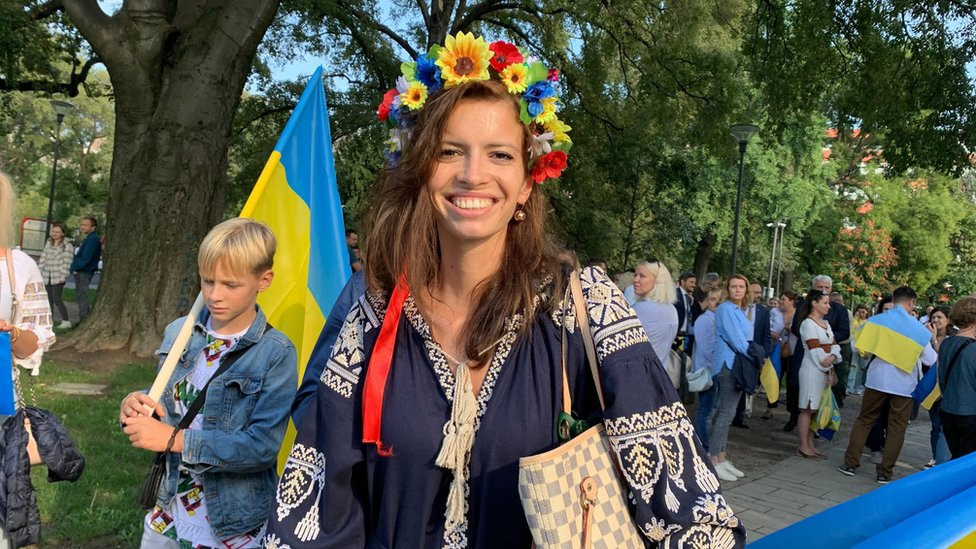 Anastazija na skupu u Pionirskom parku u Beogradu