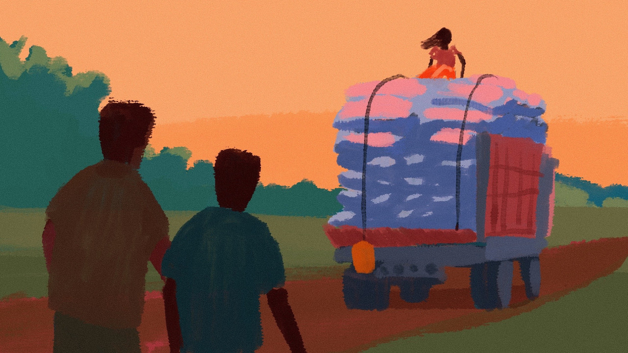 Beg na kombiju koji prevozi ugalj