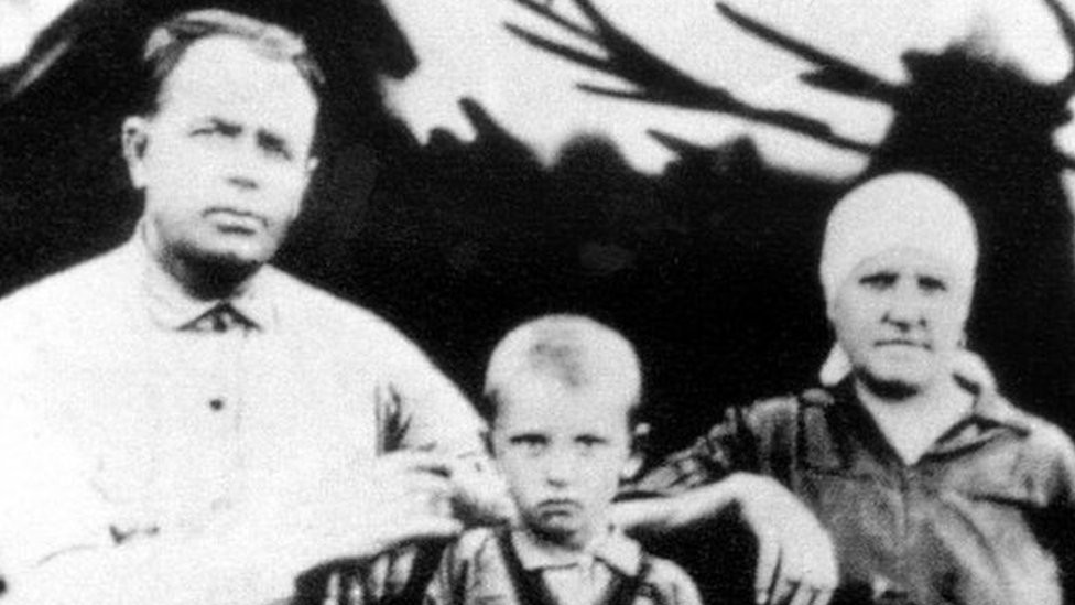 Gorbachev as a child