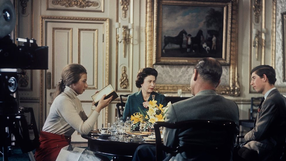 Scene from Royal Family documentary