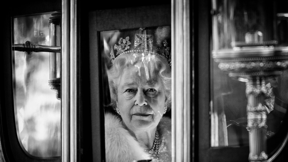 The Queen travels in the horse drawn Australian State Coach to attend the State Opening of Parliament on 15 November 2006 in London, England.