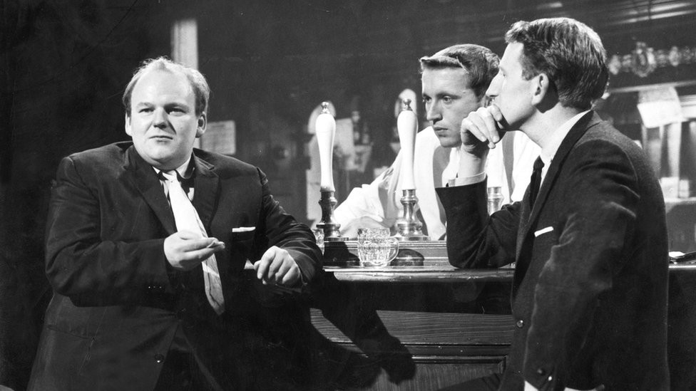 Picture shows (l-r) Roy Kinnear, David Frost and Lance Percival