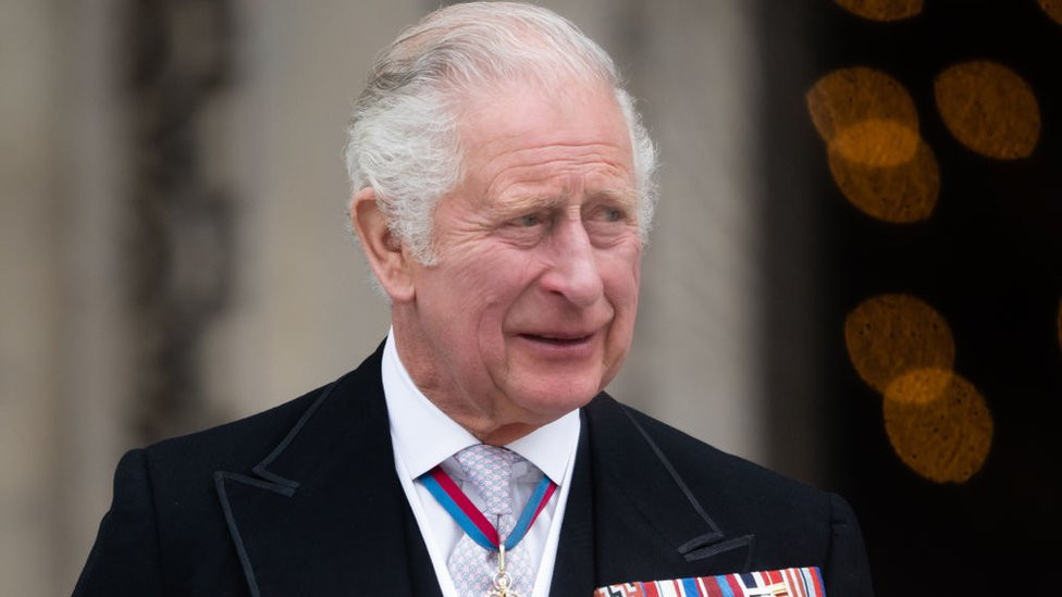 King Charles at the Platinum Jubilee National Service of Thanksgiving at St Paul's Cathedral on 3 June, 2022