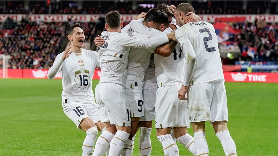 Radost igrača Srbije u Oslu