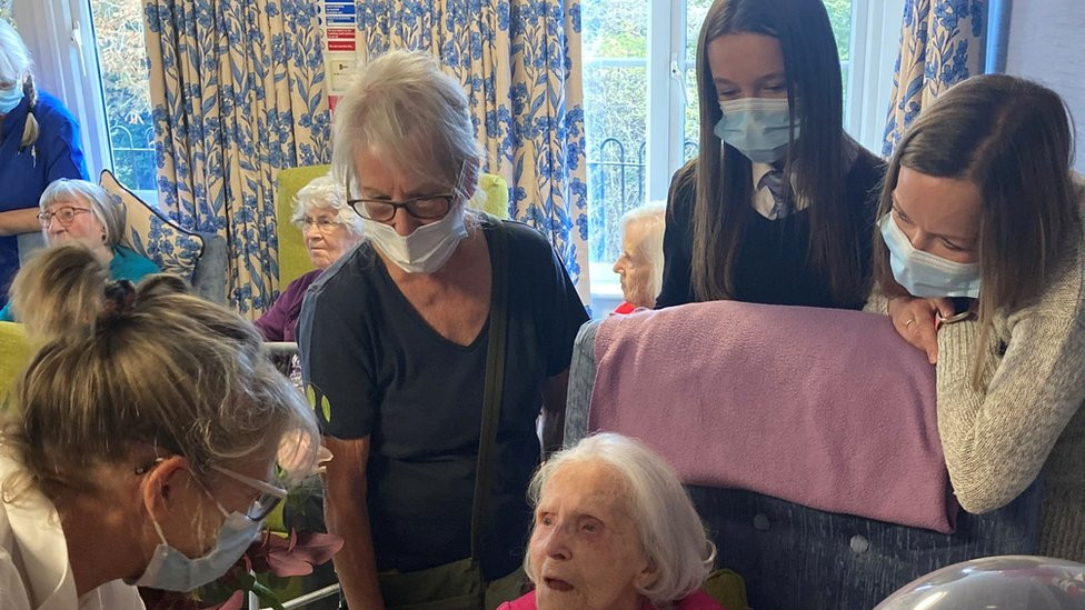 Winifred Parker & family