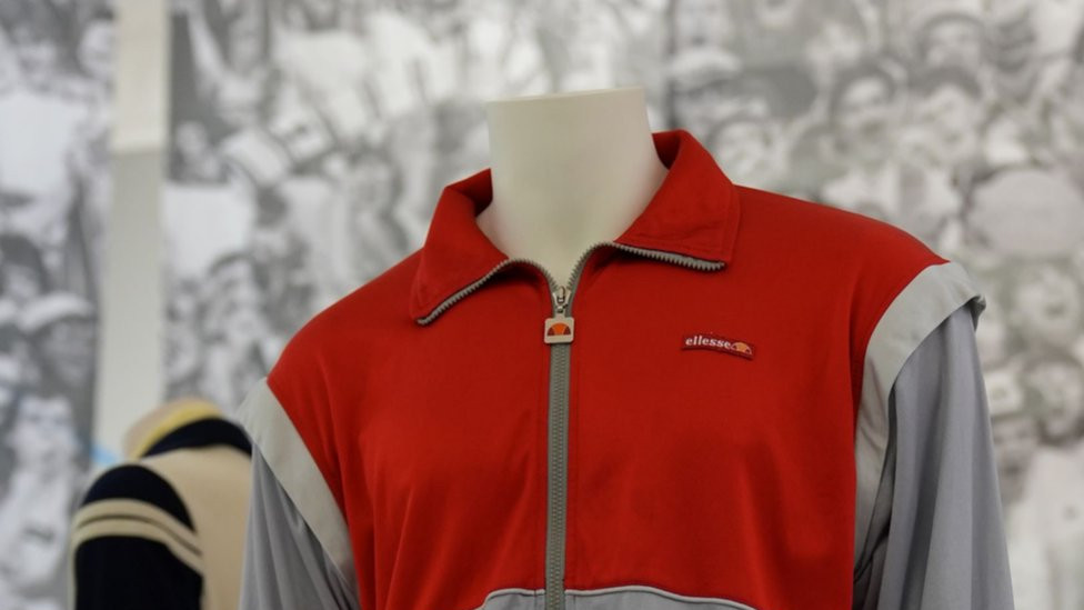 An Ellesse tracksuit on display