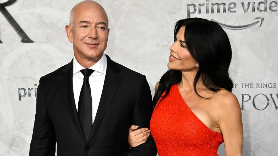 Džef Bezos i njegova partnerka Loren Sančez