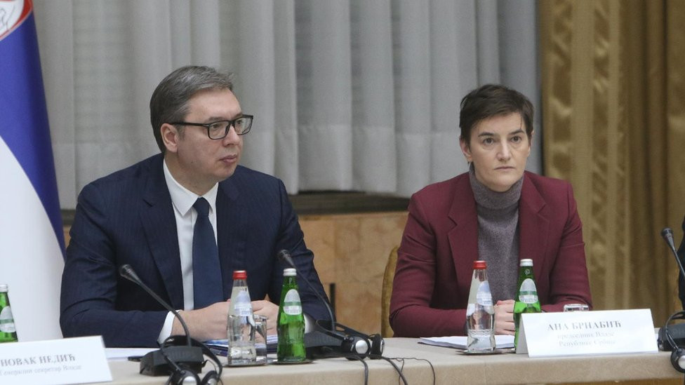 Predsednik Srbije Aleksandar Vučić i premijerka Ana Brnabić