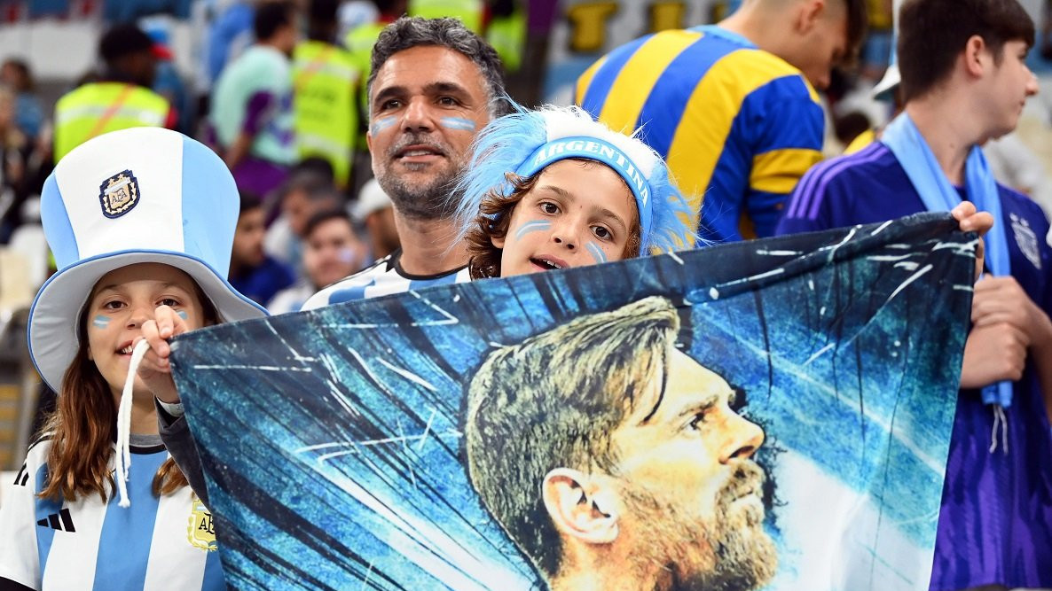 Mlade navijačice Argentine u Kataru