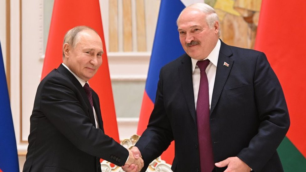 Putin i Lukašenko
