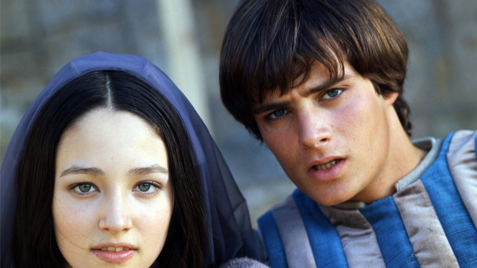 Olivia Hussey and Leonard Whiting, the stars of 1968's Romeo and Juliet