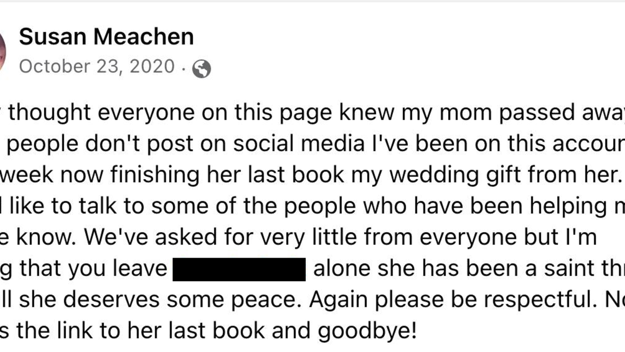 Screenshot from Susan Meachen