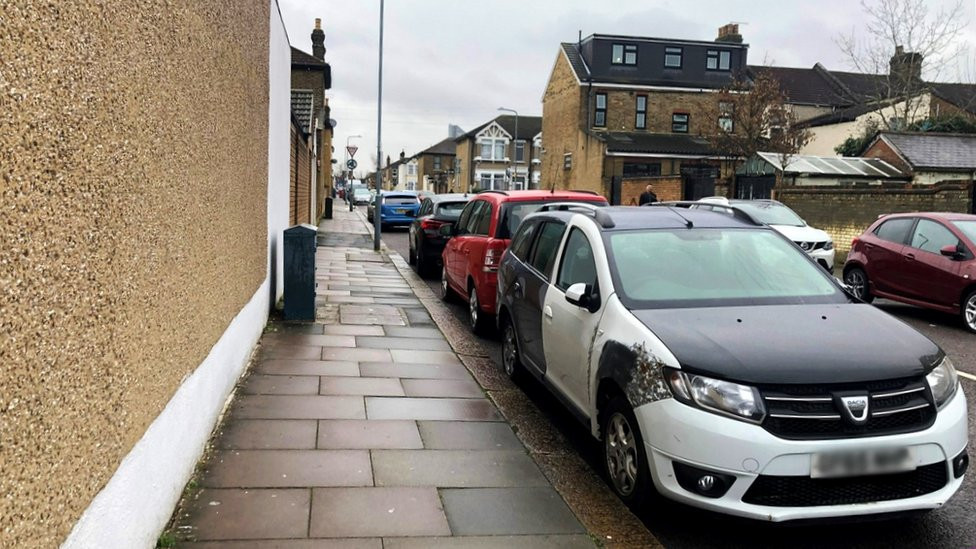 Road where Percy was attacked by Freddy