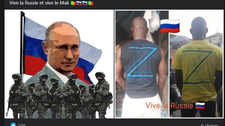 A typical post on Russosphere