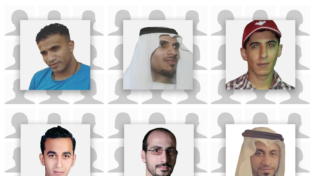 Images showing nine of the 81 prisoners who were executed on 12 March 2022