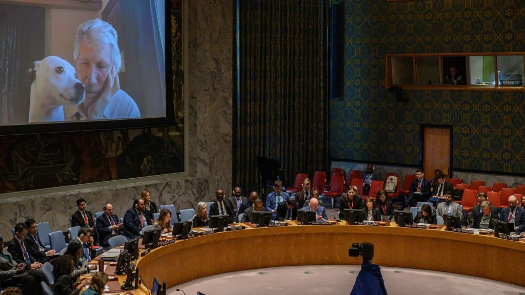 Roger Waters addressed the UN Security Council