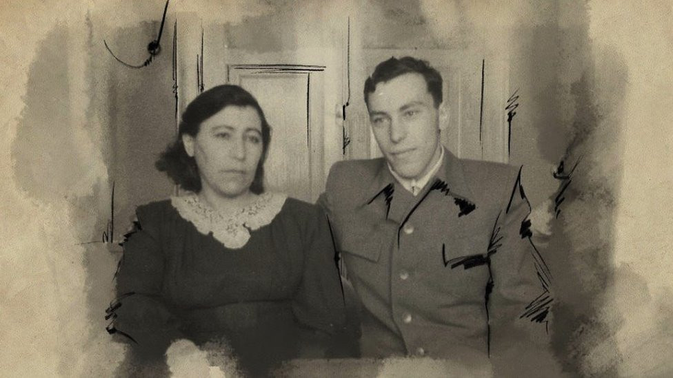 Genya photographed with a woman