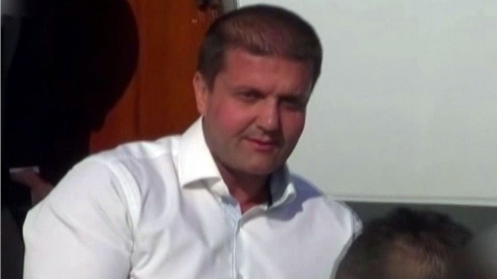 Šarić prilikom hapšenja 18. marta 2014.