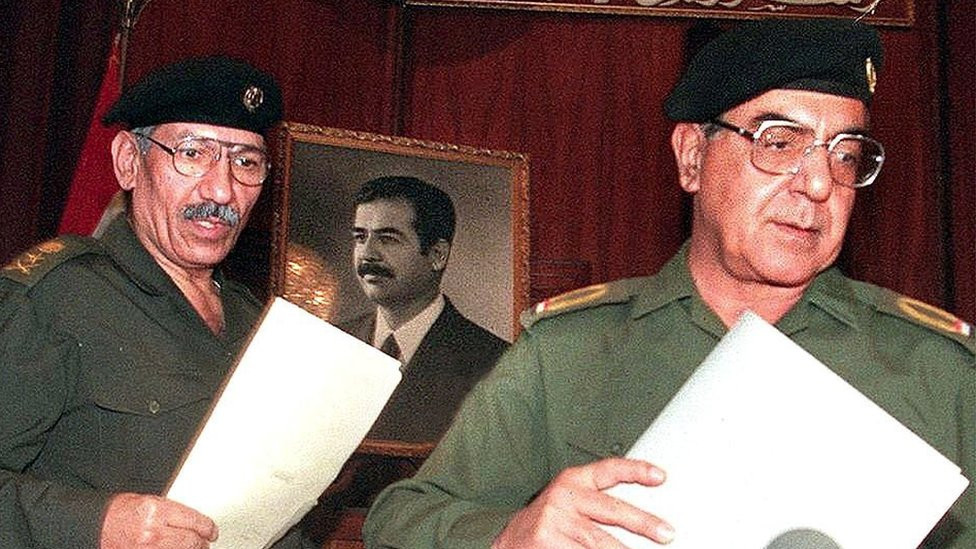 Muhammad Saeed al-Sahhaf , a.k.a. "Comical Ali", in 1998