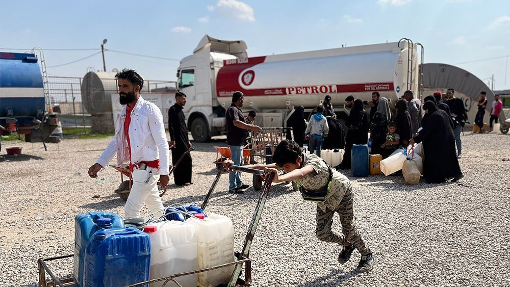 Kamp za raspodelu goriva u Mosulu