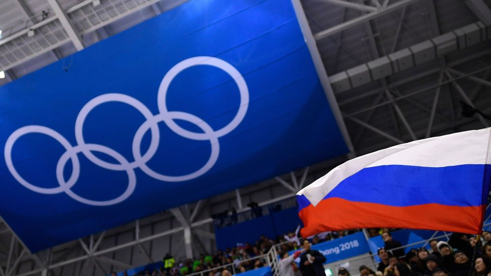 Russia flag at Olympics Games