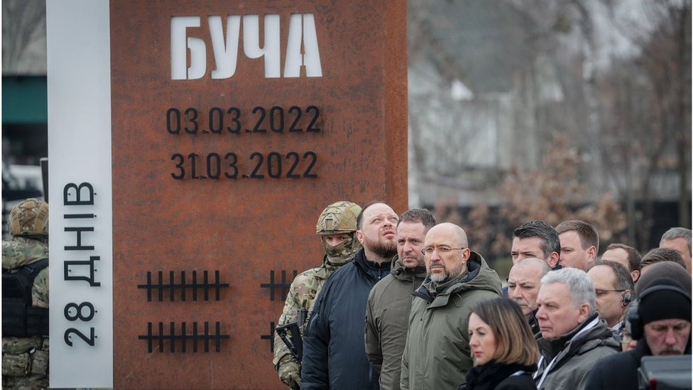 delegacija u Buči na obeležavanju godišnjice oslobođenja