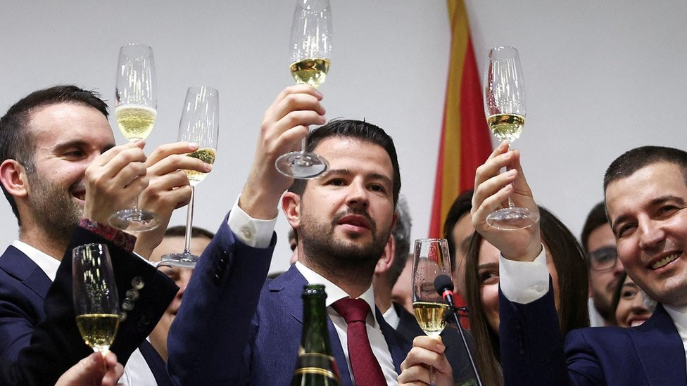 Jakov Milatović proslavlja pobedu