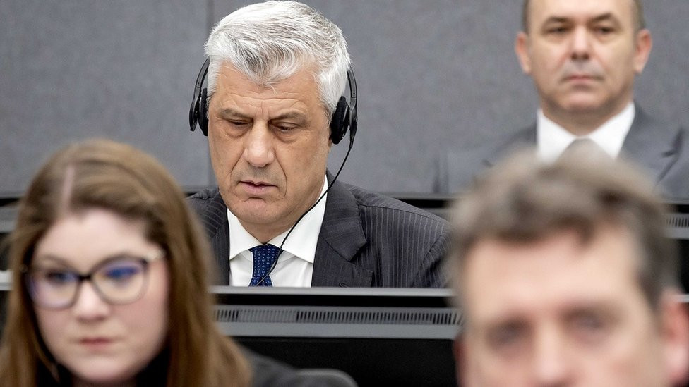 Hašim Tači u sudnici