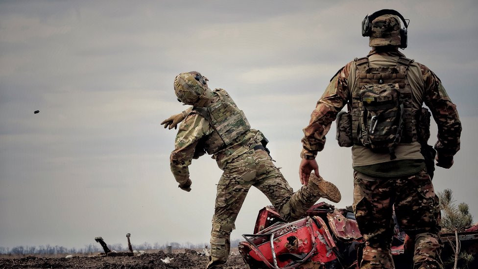 ukranijska vojska na vežbama