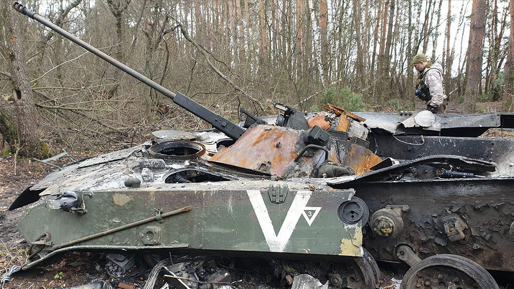 Uništeni BMD-ovi 331. puka