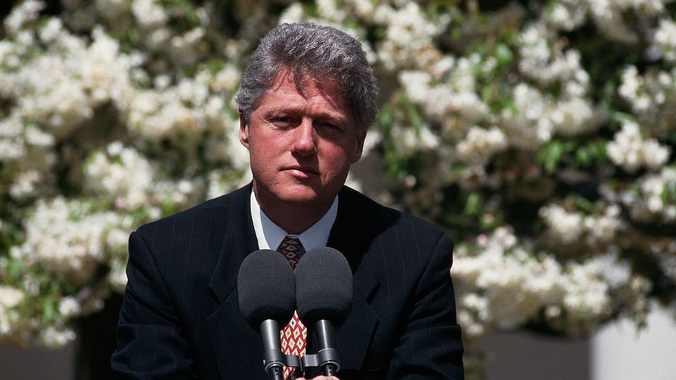 President Bill Clinton on 20 April 1993.