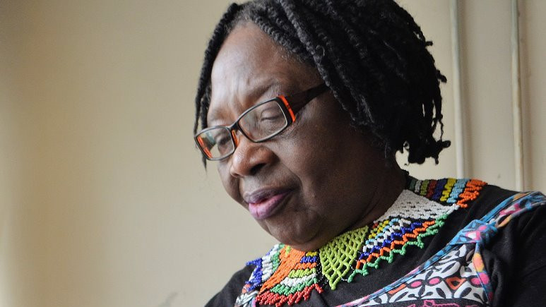 Portrait of 74-year-old south-London woman Thabani Sithole