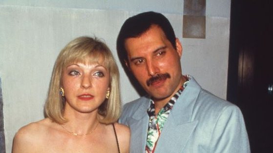 Meri Ostin sa Fredijem 1986. godine