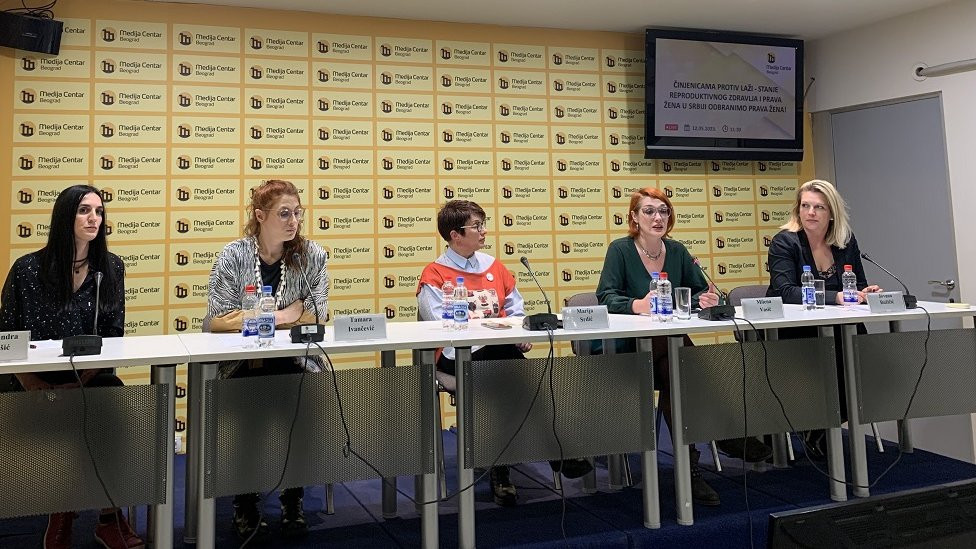 Konferencija u Medija centru feminističkih organizacija 12. maja 2023.