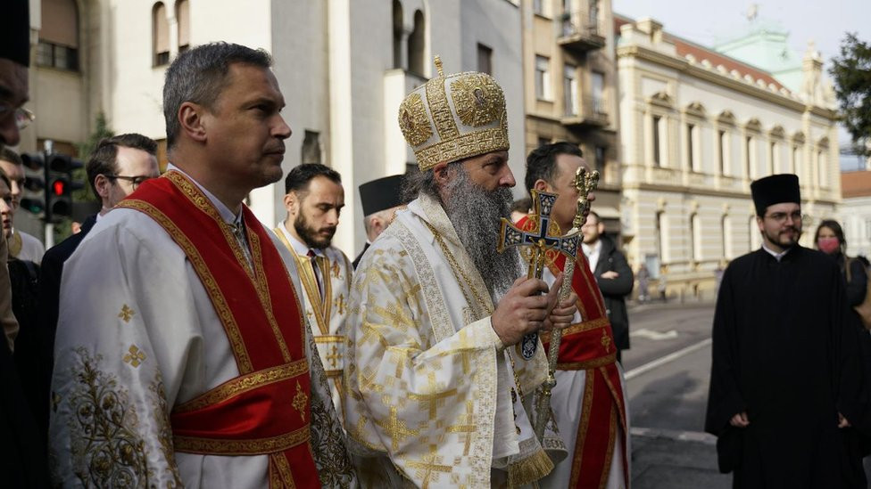 patrijarh Porfirije, crkva