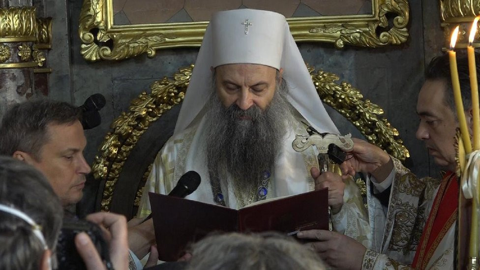 patrijarh Porfirije, crkva