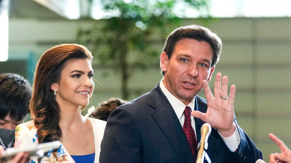 Ron DeSantis with wife Casey in Tokyo last month