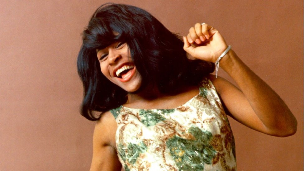 Tina Tarner u zelenoj haljini