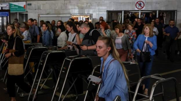 kijevski metro tokom napada