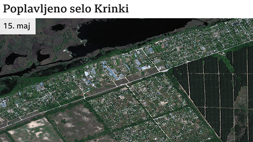 Poplavljeno selo Krinki