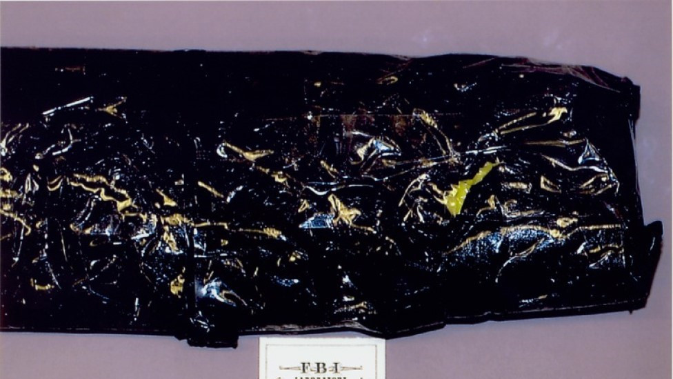 A bag dropped by Hanssen in 2001 for his Russian handlers