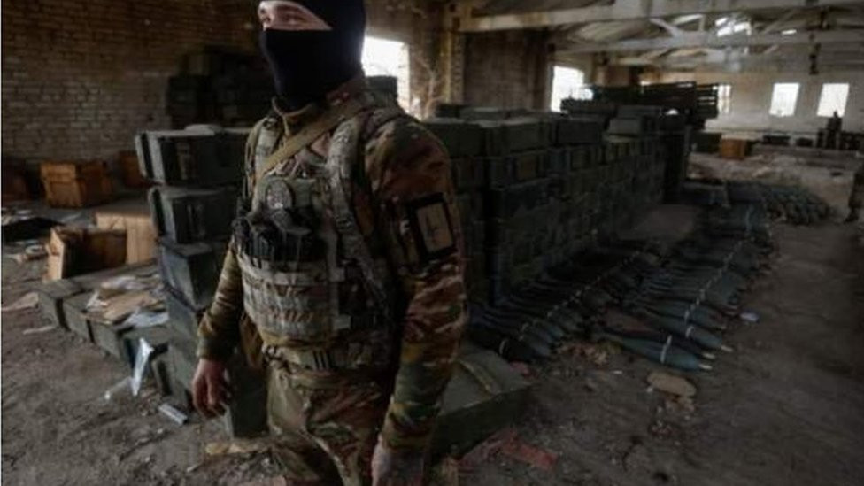 zgrada u kojoj su Rusi držali municiju