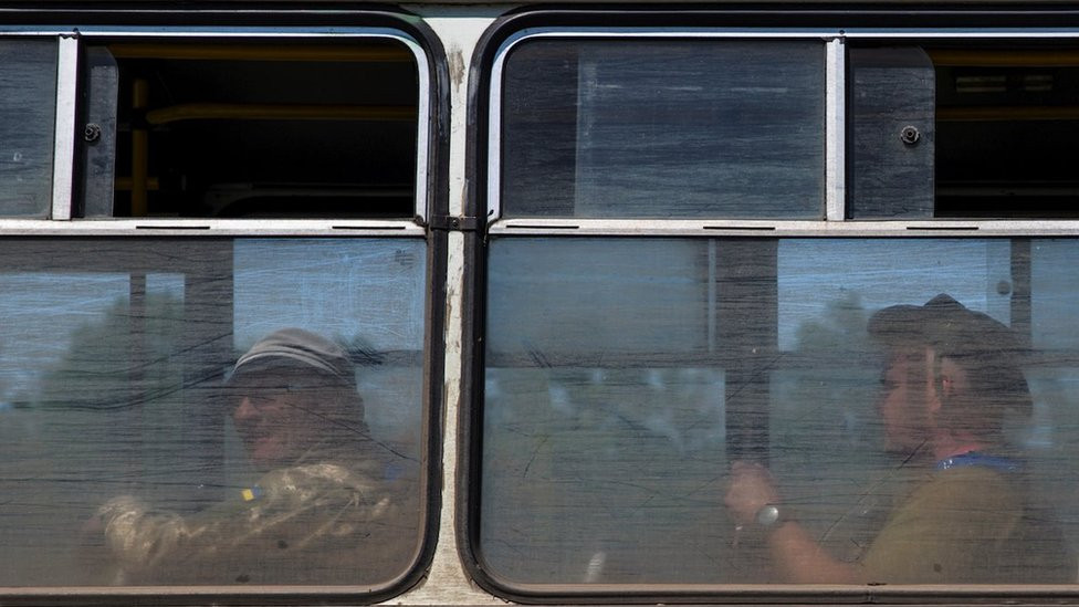 ukrajinski vojnici u Donjecku