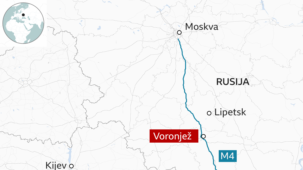 Mapa Ukrajine