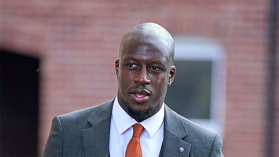 Manchester City footballer Benjamin Mendy
