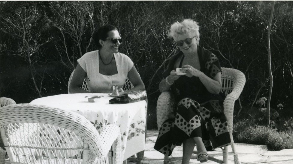 Jovanka Broz i Bela Krleža na Brionima